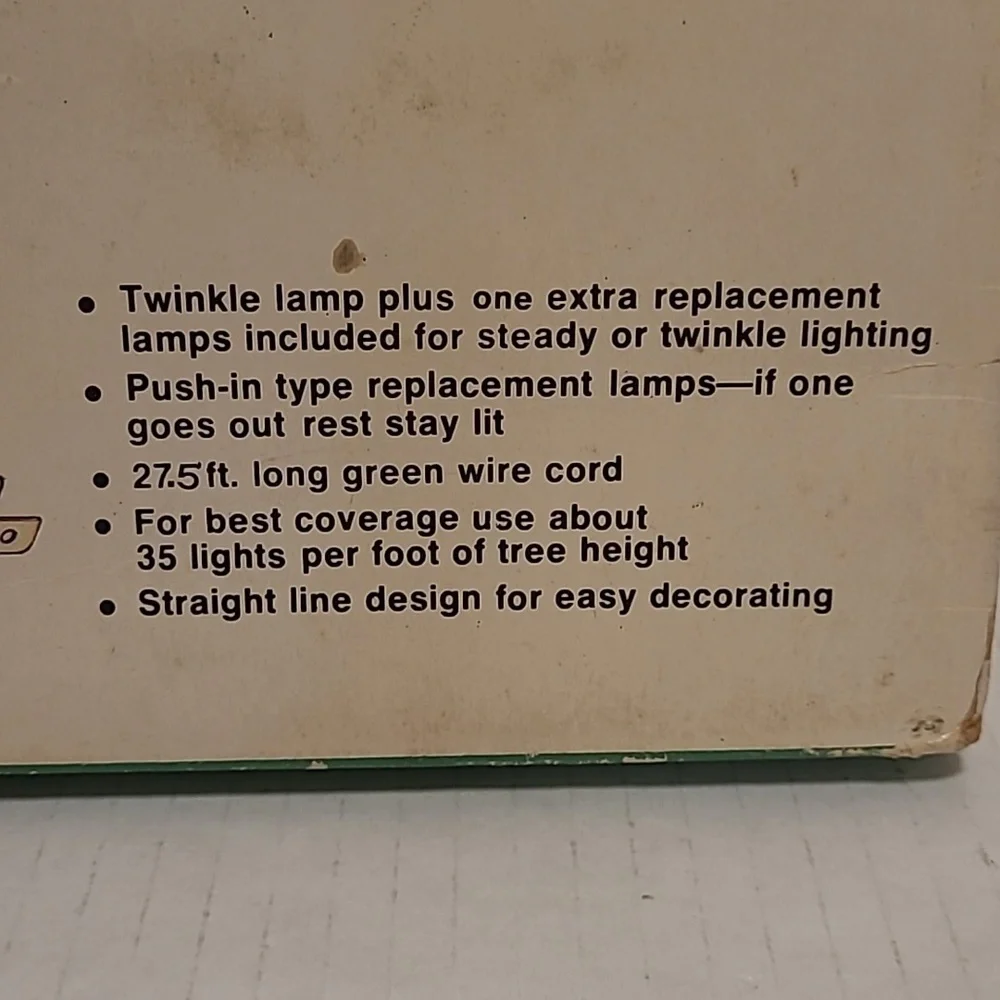 Vintage Sears Reflector Miniature Light Set